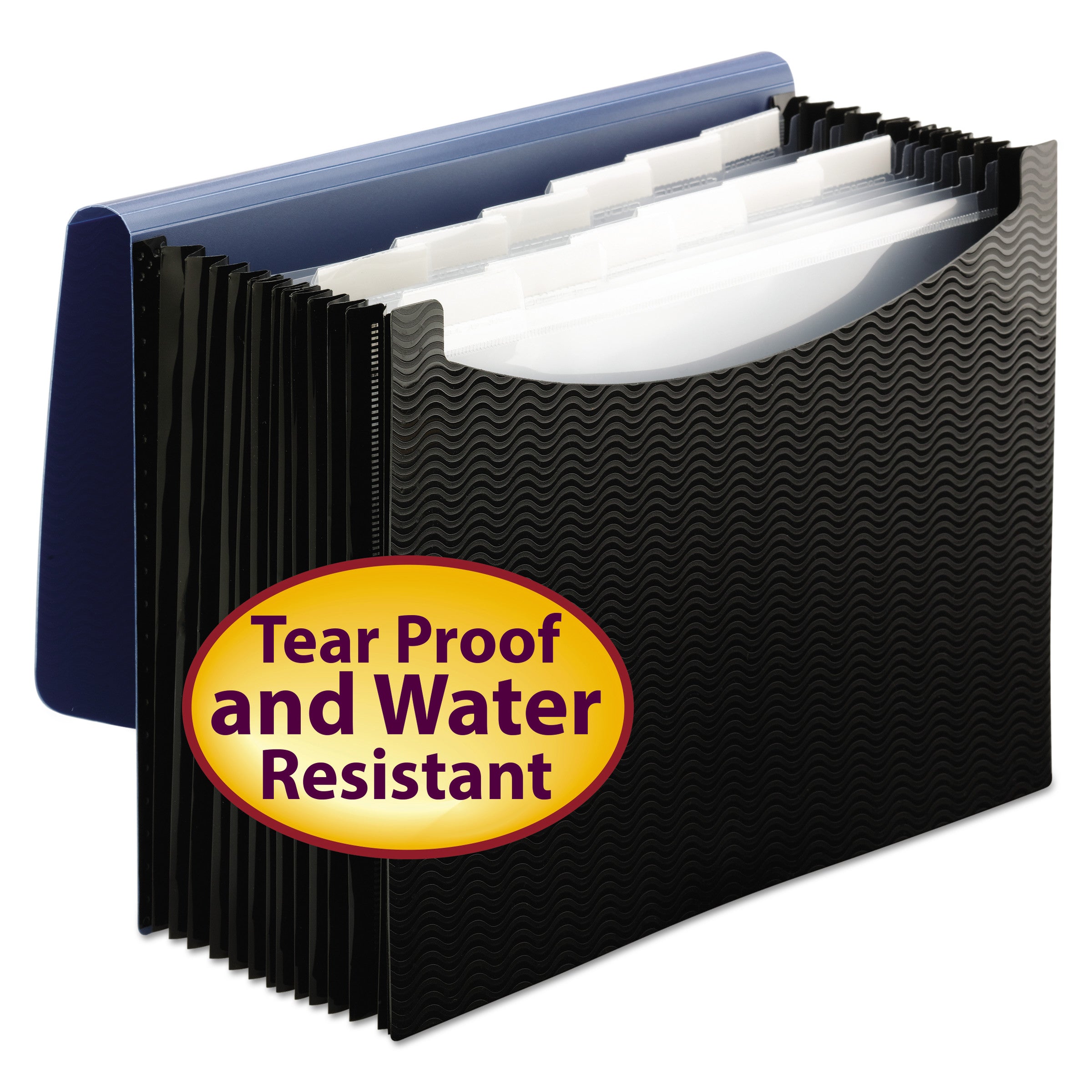 12-Pocket Poly Expanding File Folder - 0.88