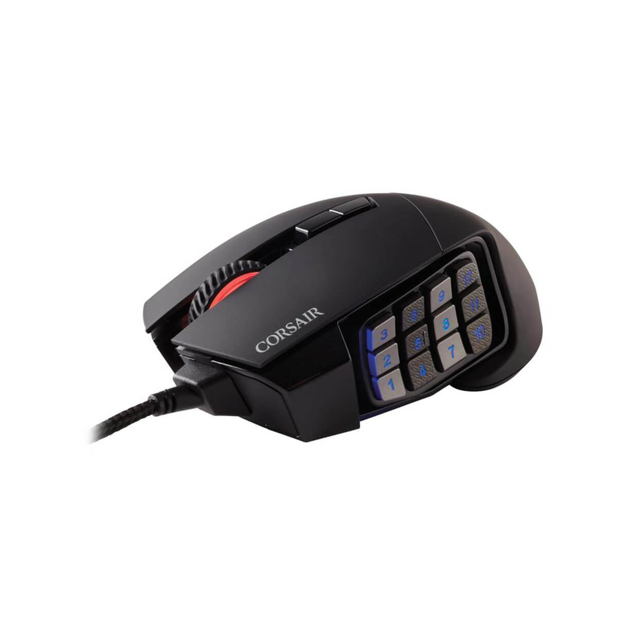 Corsair Scimitar RGB Elite Wired Gaming Mouse - 18 Programmable Buttons, 16000 DPI, MOBA/MMO Optimized for PC Gamers - Perfect for World of Warcraft, League of Legends & Competitive Gaming