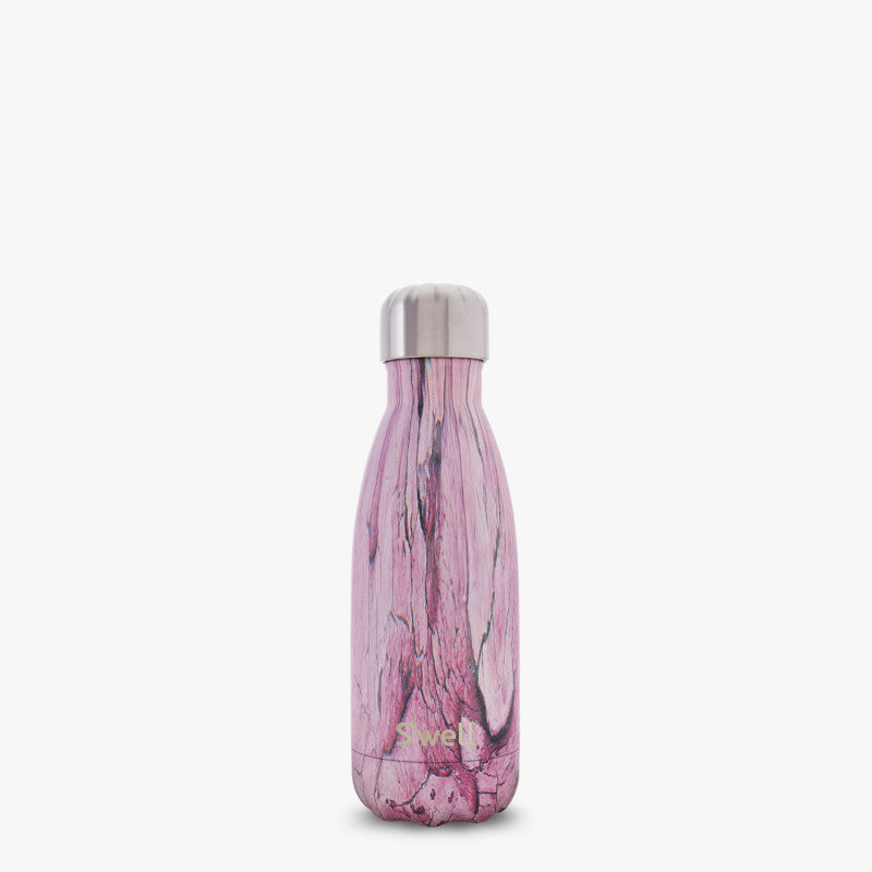 S'well Wood Insulated Water Bottle 9oz (266mL) - Leakproof & Eco-Friendly Stainless Steel Travel Tumbler for Hot & Cold Drinks - Perfect for Hiking, Office, Gym & Outdoor Activities