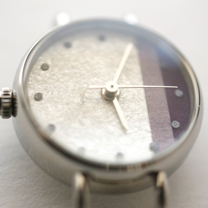 Elegant Japanese Handmade Women's Wristwatch - Wisteria Purple Color for Casual Wear & Special Occasions