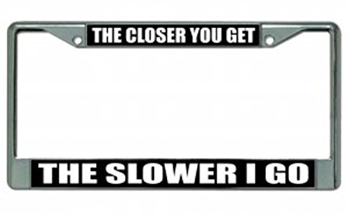 Stylish Chrome License Plate Frame - Durable & Rust-Proof Car Accessory for Cars, Trucks & SUVs - Perfect for Customizing Your Vehicle & Road Trips