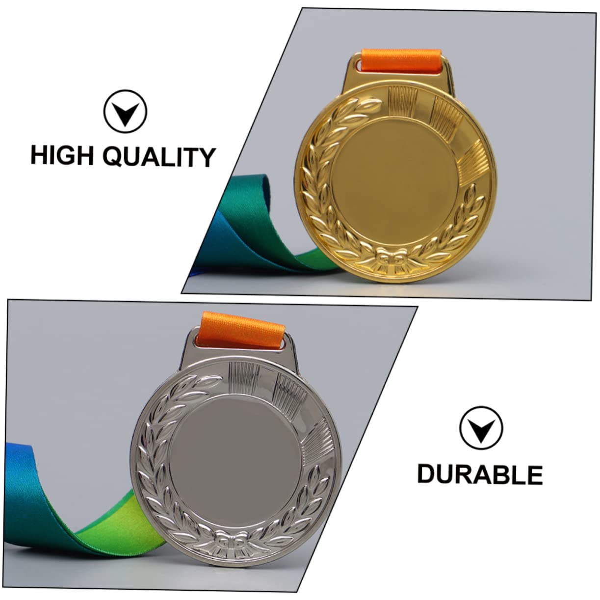 PAMINGONO 3-Piece Kids Medal Toy Set - Award Ribbons for Children's Games, Sports & Achievements - Perfect for Birthday Parties, School Events & Sports Competitions