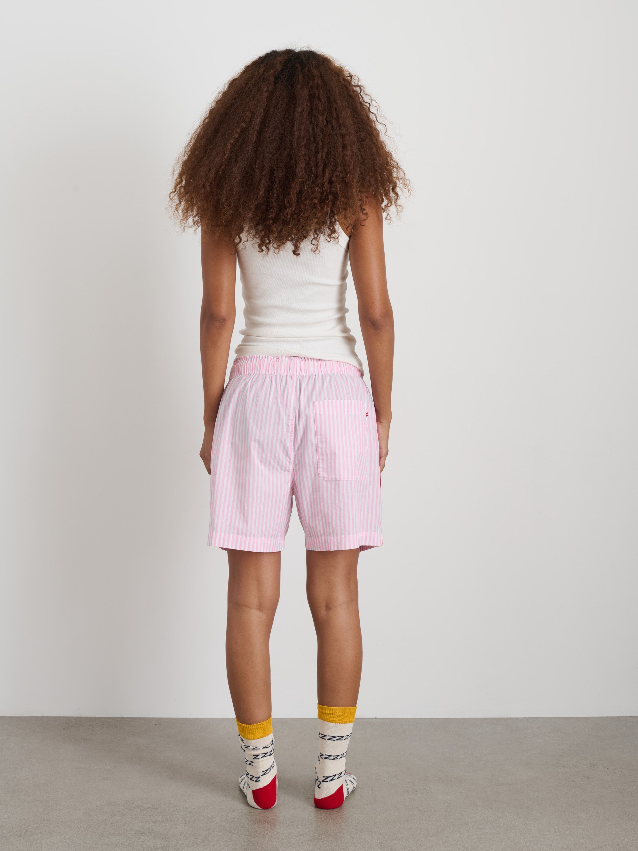 P'Jimmies Striped Sleep Shorts for Women - Soft & Comfortable Lounge Pajama Shorts - Perfect for Nightwear, Lounging & Summer Sleepwear