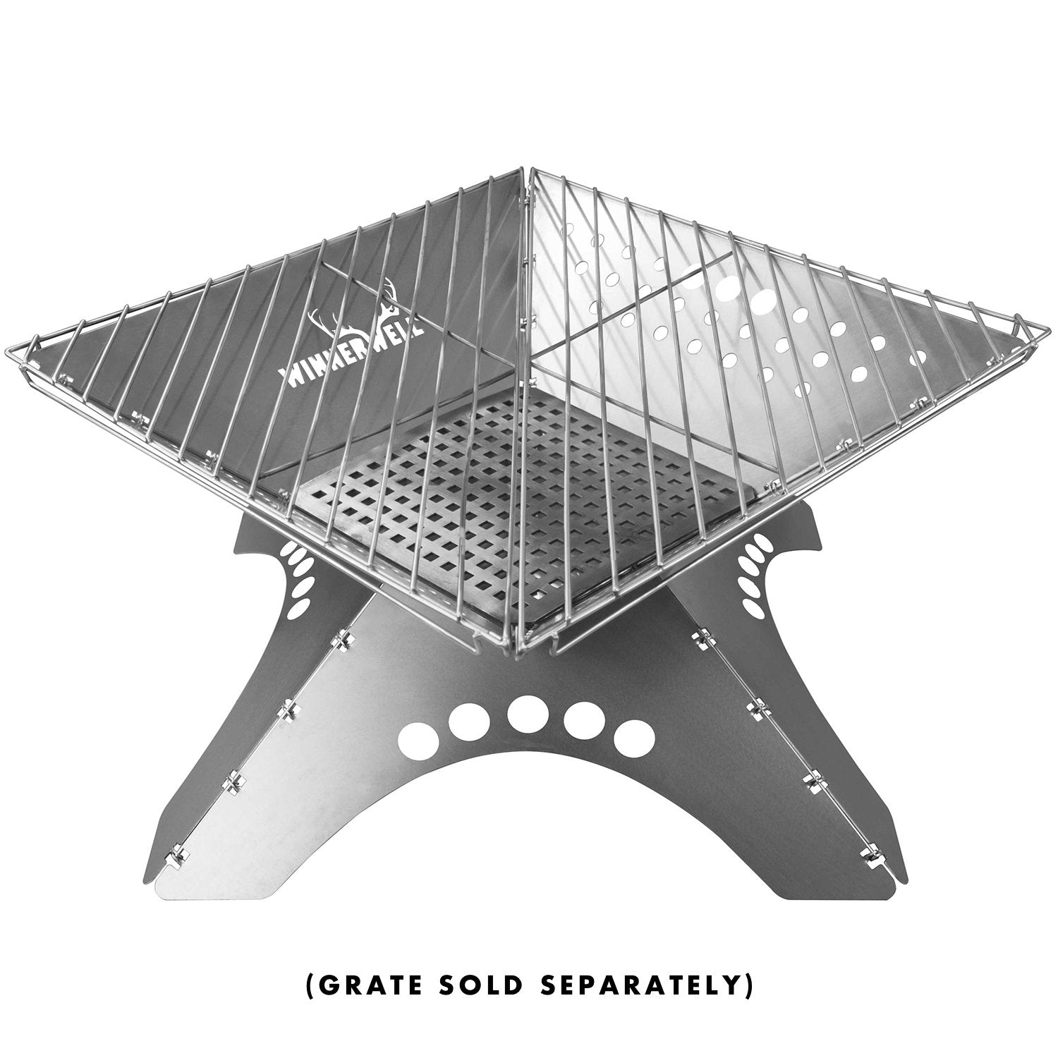 Flatfold Fire Pit XL - Portable Outdoor Fire Pit for Camping, Backyard, and Patio - Large Size for Gatherings