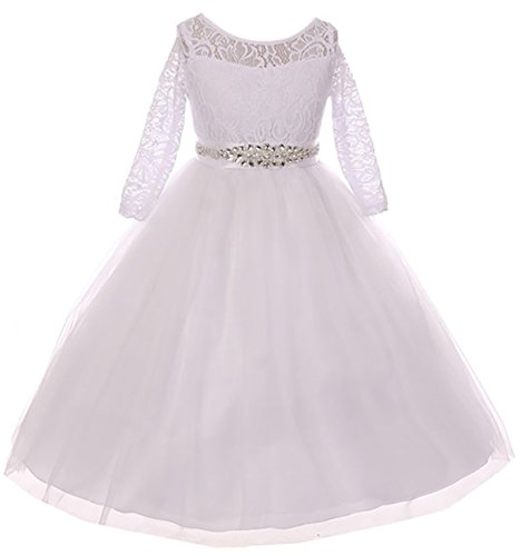 White (Rhinestones Belt)