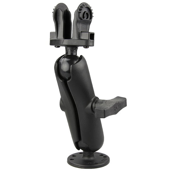 RAM Double Ball Mount for Lowrance Hook & Reveal Series Fish Finders - RAM 101 LO12 - Adjustable Marine GPS Mount for Boats & Kayaks