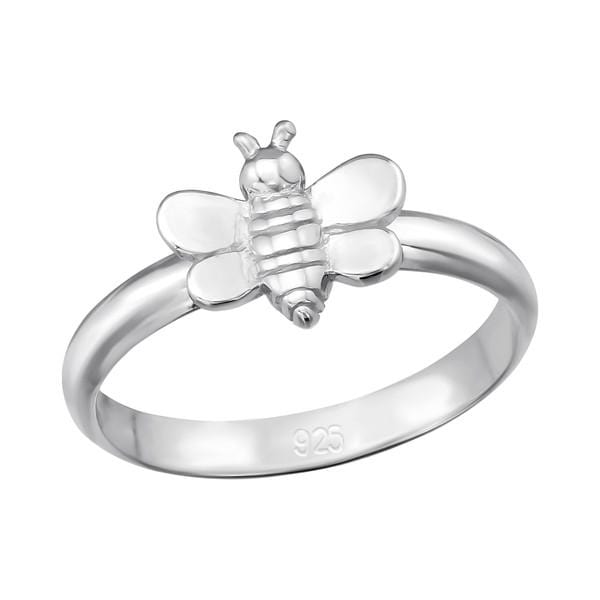 Kids Silver Bee Ring - Adorable Bee-Shaped Jewelry for Girls & Boys - Perfect for Birthdays, Parties & Everyday Wear