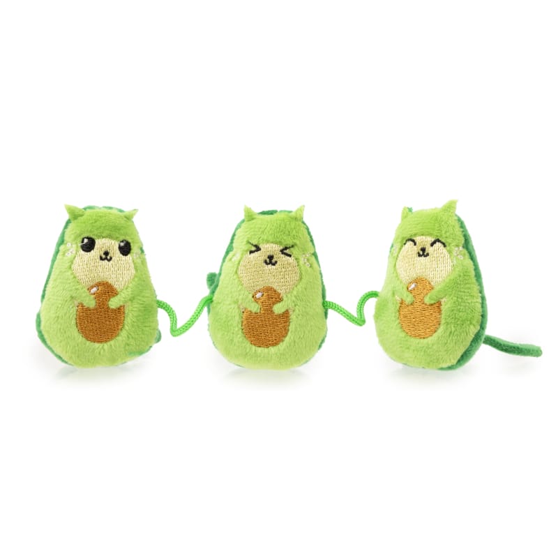 Fuzzyard Avocatos Cat Toy - Interactive Plush Avocado Catnip Toy for Kittens & Cats - Perfect for Playtime, Training & Stress Relief
