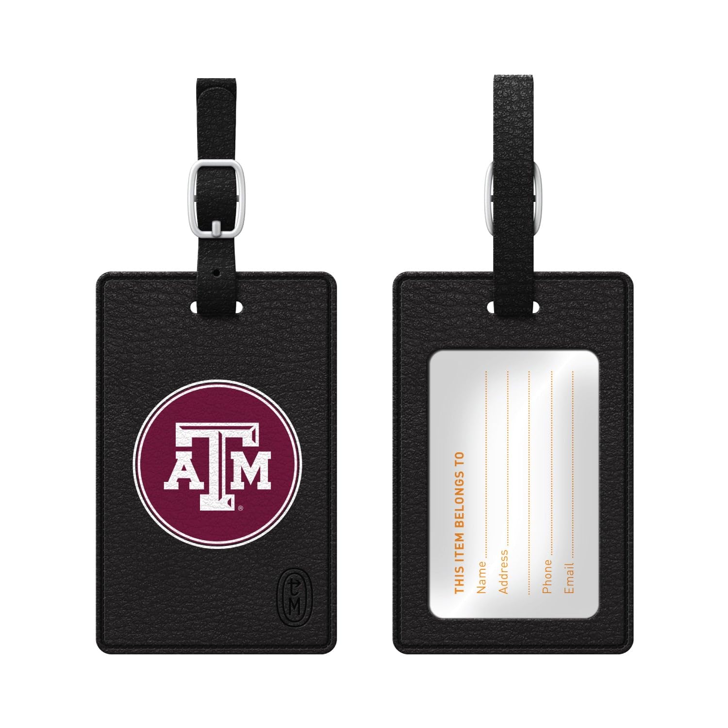 Texas A&M University Luggage Tags - Durable Travel ID Tags for Suitcases, Bags & Backpacks - Perfect for College Students, Alumni & Travelers - Show Your Aggie Pride on Trips & Adventures