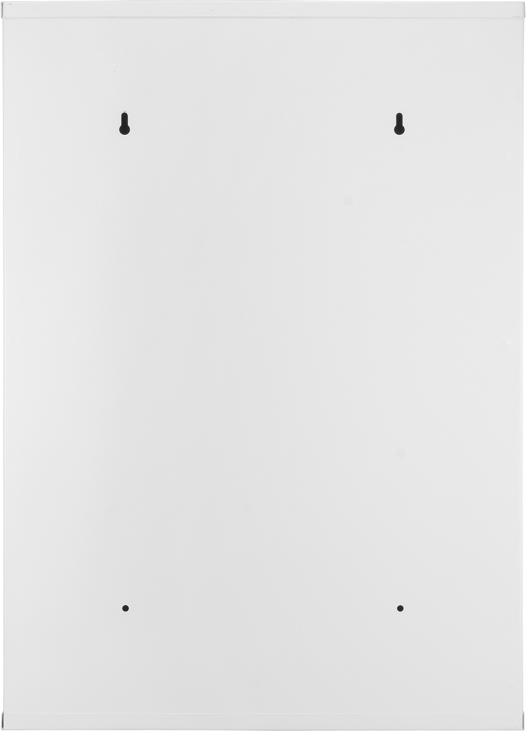 Large Wall Mount Steel Key Lock Medicine Cabinet - Secure Storage for Bathroom, Kitchen & Medical Supplies