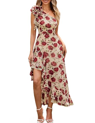 Floral White Red