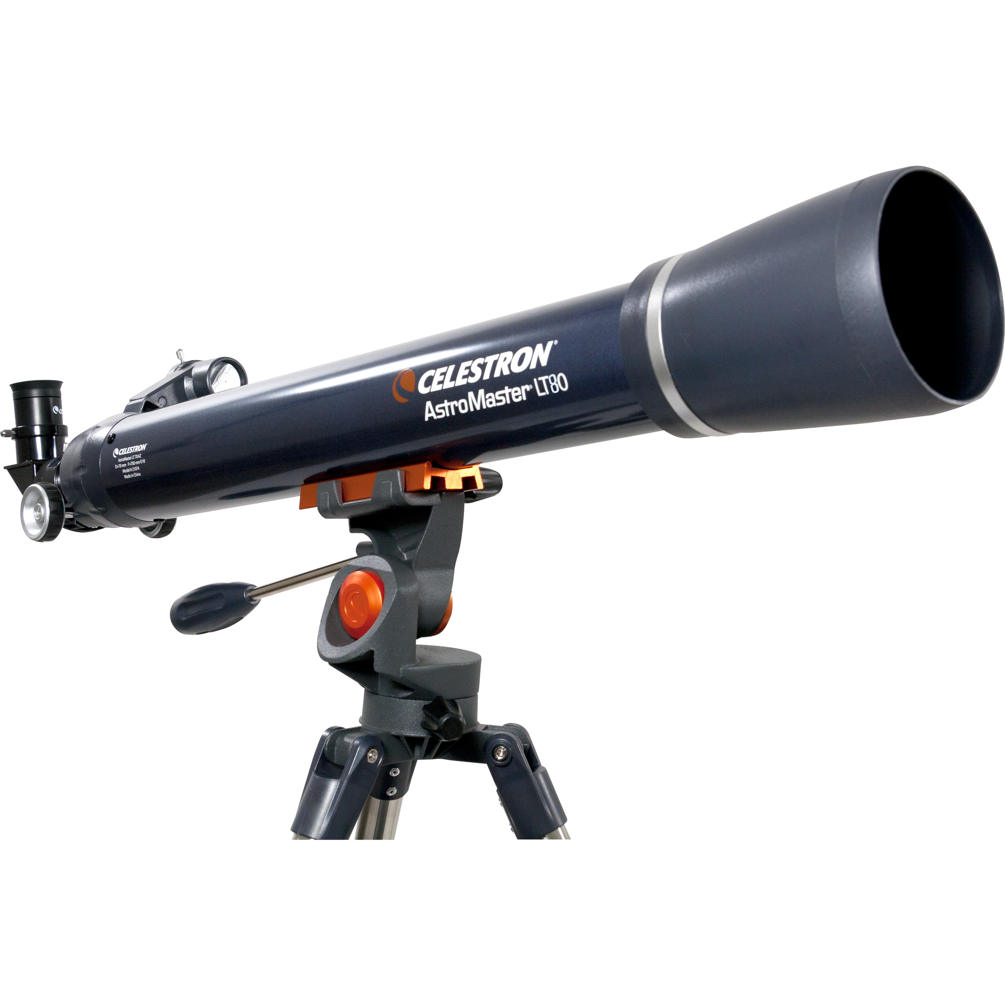 AstroMaster LT 80AZ Telescope - Portable Refractor Telescope for Adults & Beginners, 80mm Aperture for Clear Night Sky Viewing - Perfect for Stargazing, Bird Watching & Astronomy Learning