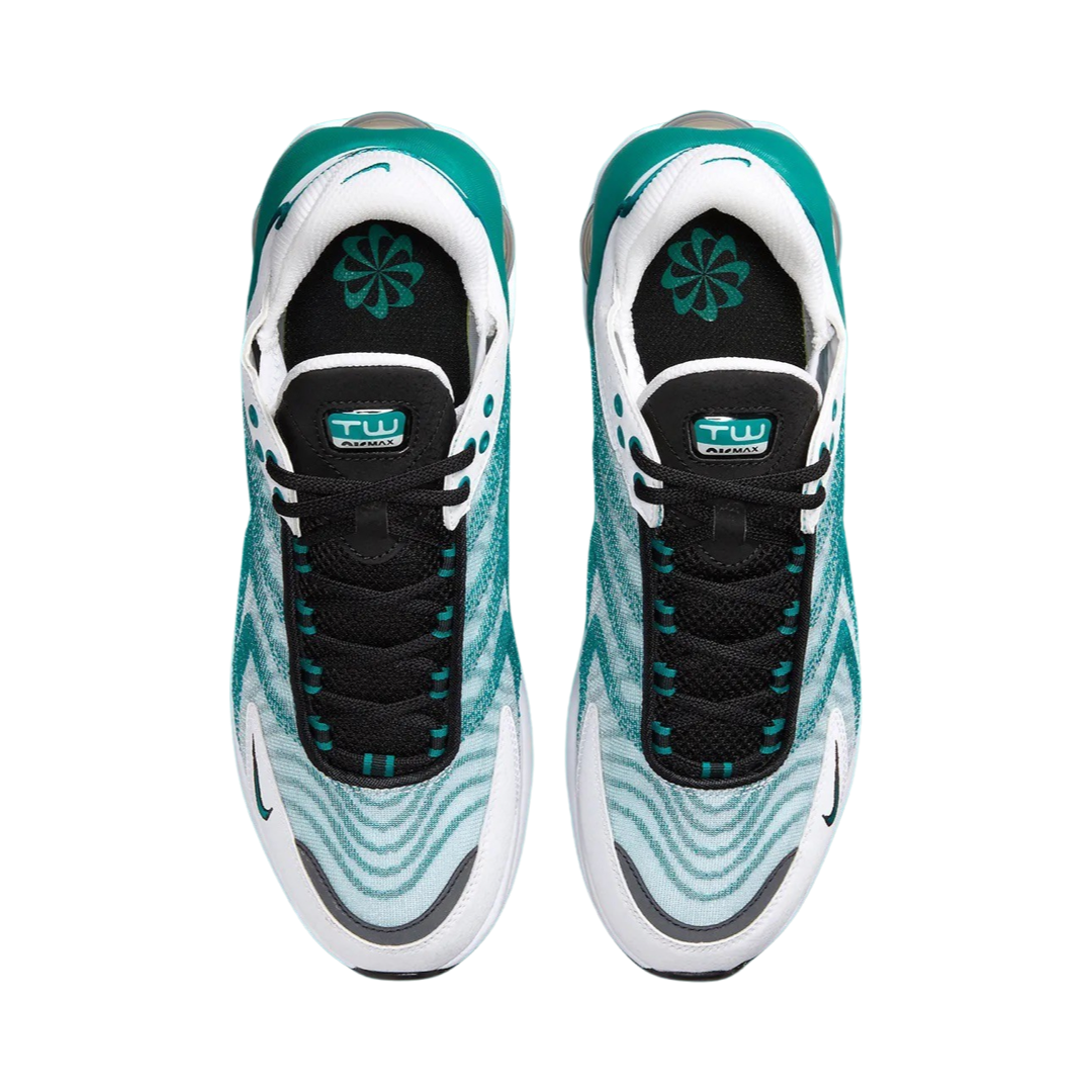 Nike Air Max TW Bright Spruce White Teal Black Running Shoes - Lightweight Comfort for Men's Athletic & Casual Wear - Perfect for Jogging, Gym Workouts and Street Style Fashion