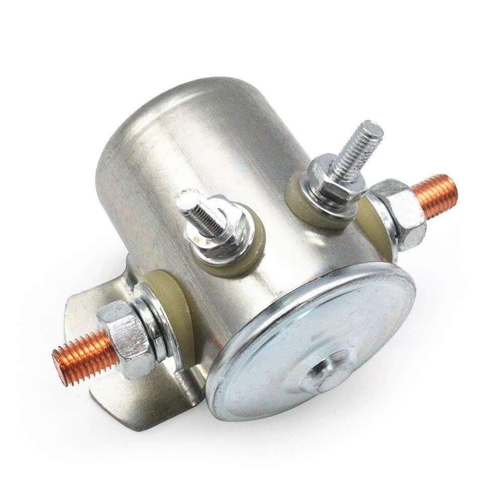 12V 150A Continuous Duty Solenoid Relay for Golf Carts - Heavy Duty 66-702 Replacement Part (114208/114218) - Perfect for EZGO, Club Car & Yamaha Golf Cart Upgrades & Repairs