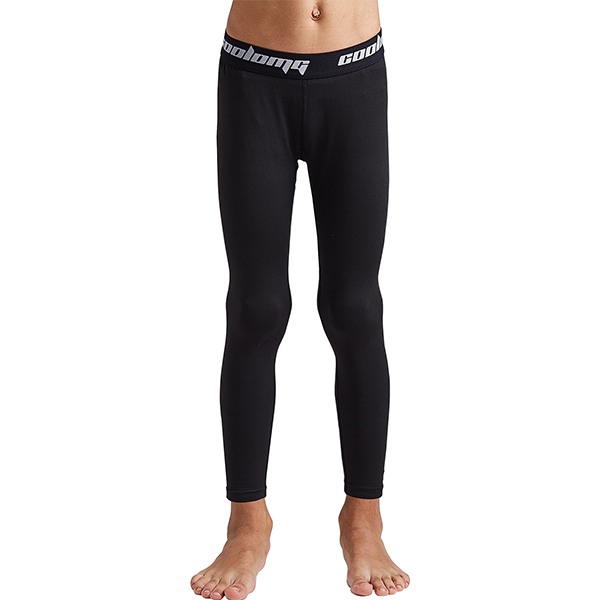 Boys & Girls Black Thermal Compression Pants - CH002BK - Warm Base Layer for Winter Sports & Outdoor Activities