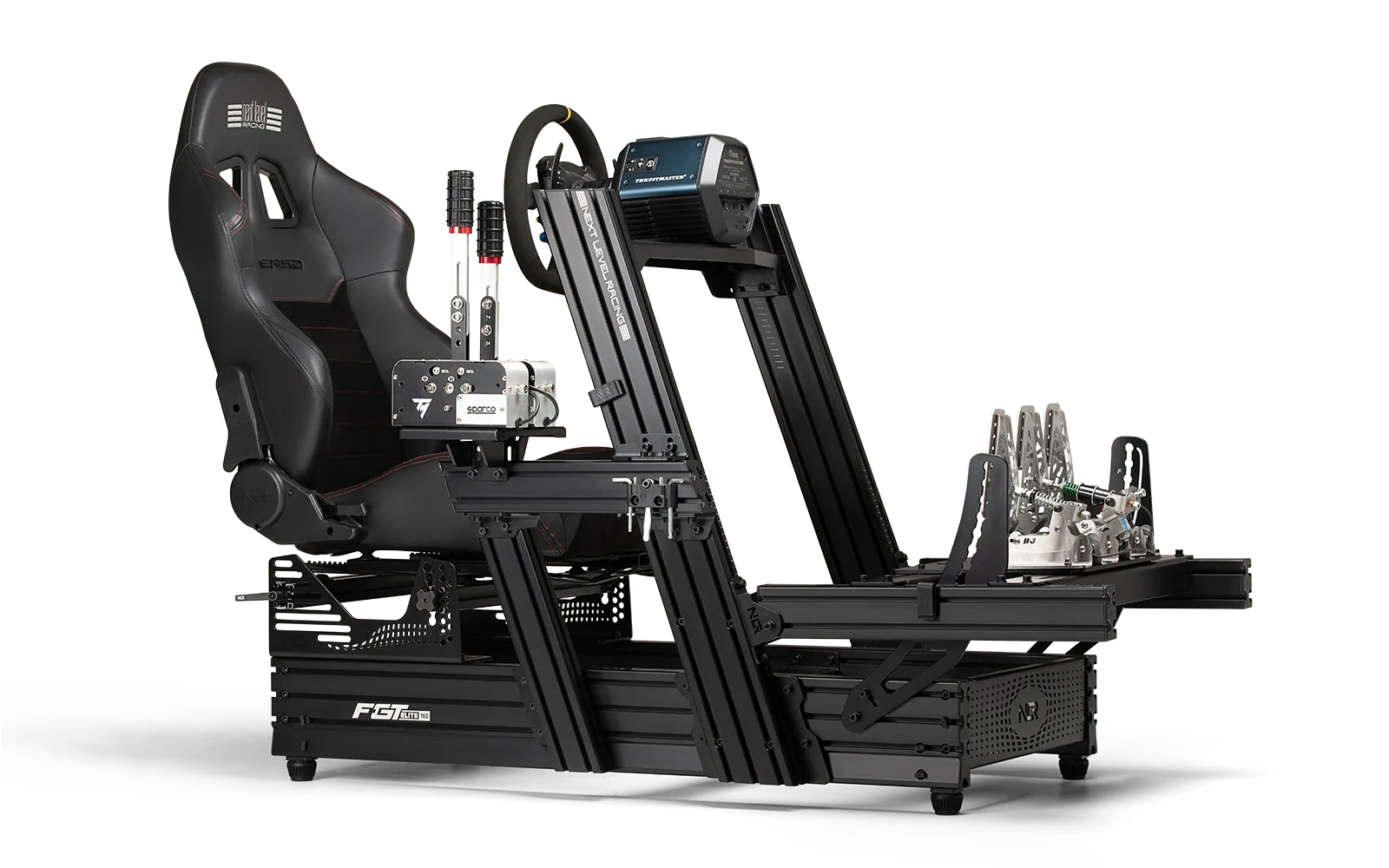 Next Level Racing F-GT Elite 160 Wheel Plate Edition - Premium Racing Simulator Cockpit Frame for PC & Console Gaming | Perfect for Home Racing Setup & Esports Training