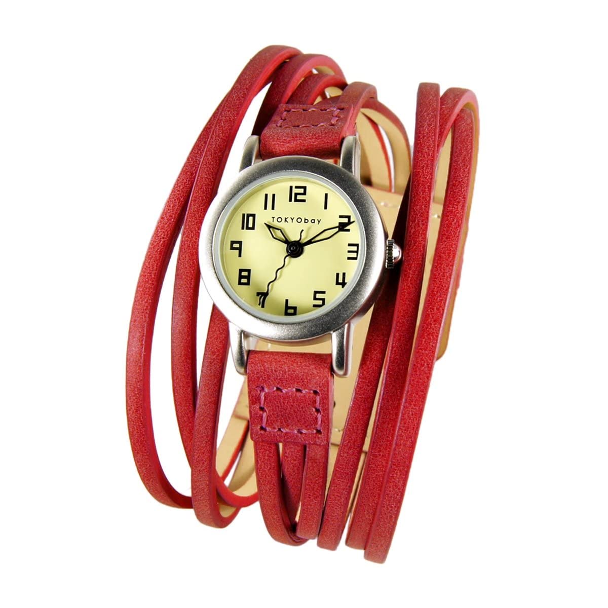 TOKYObay Gaucho Women's Leather Fashion Watch - Stylish Analog Wristwatch with Genuine Leather Band, Gold-Tone Case - Perfect for Office, Casual Wear & Gift Giving