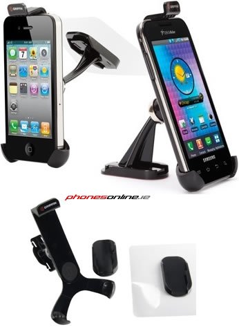 Griffin Universal Car Phone Holder - Secure & Adjustable Smartphone Mount for iPhone, Samsung, Google Pixel - Perfect for GPS Navigation, Hands-Free Calling & Road Trips