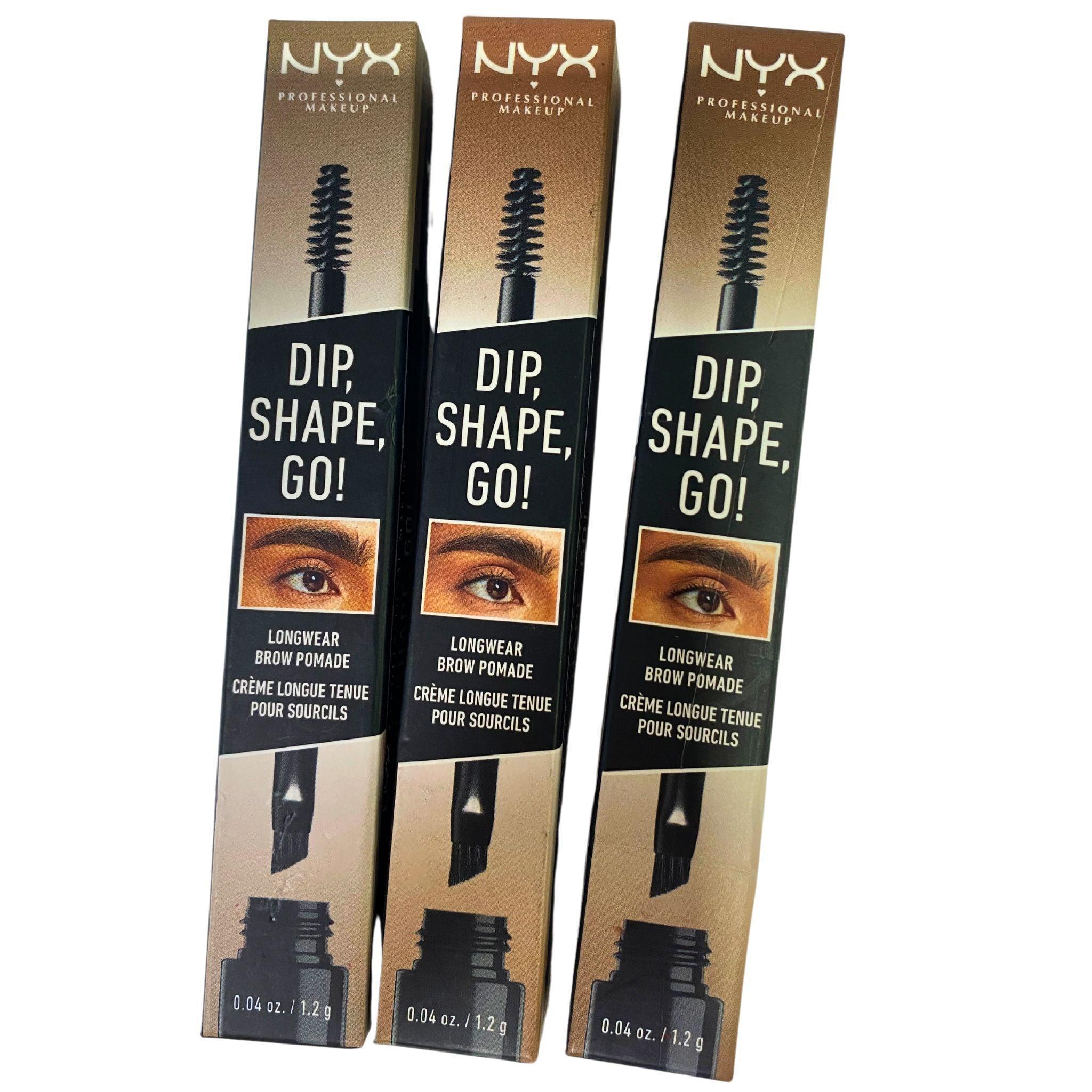 NYX Professional Makeup Dip Brow Pomade - Longwear Waterproof Eyebrow Gel, 0.04oz (40 Pcs Bulk) - Perfect for Salon Professionals & Makeup Artists for All-Day Defined Brows