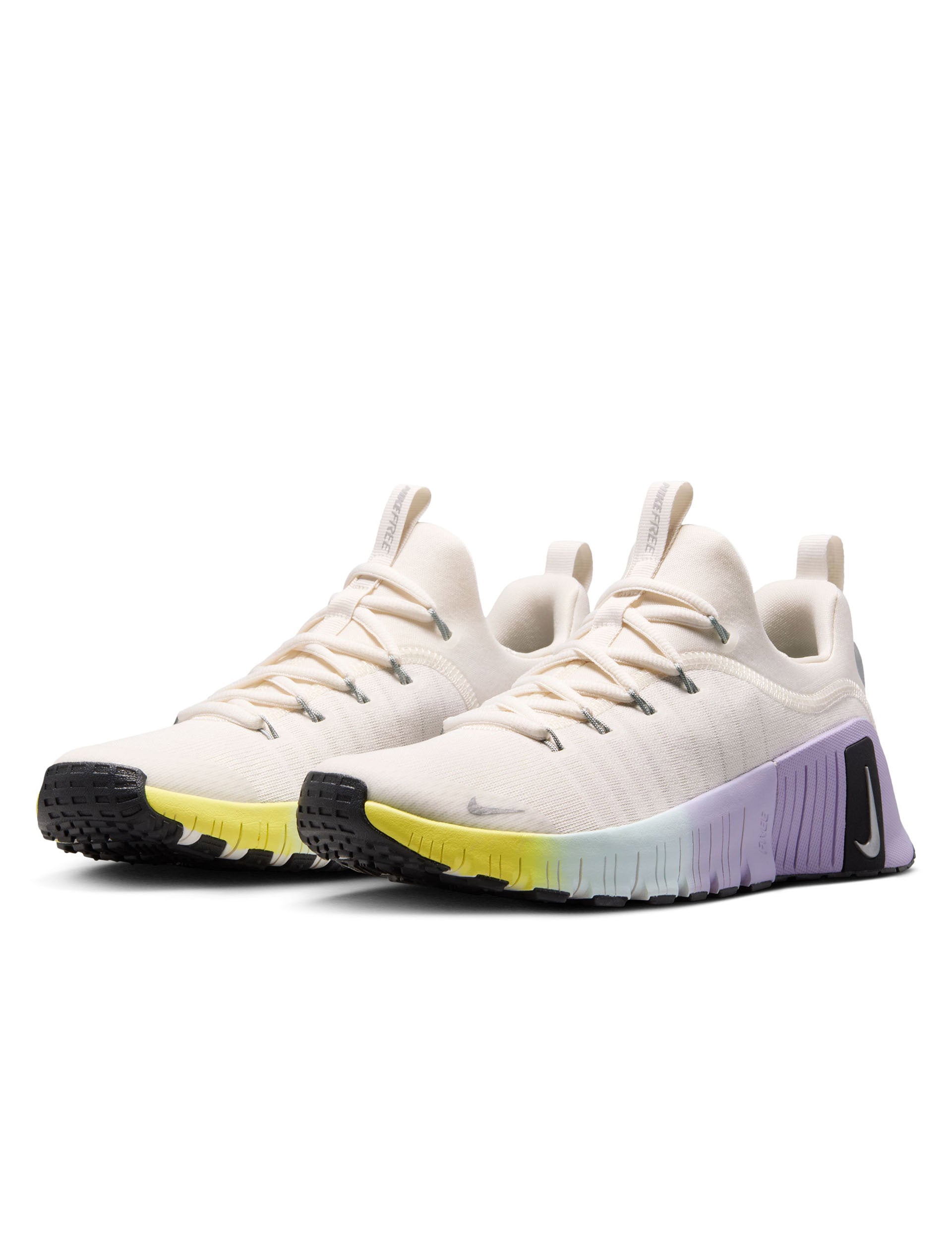 Nike Free Metcon 6 SE Training Shoes for Men & Women - Phantom/Black/Hydrangeas/Metallic Silver | CrossFit, Gym Workouts & Weightlifting