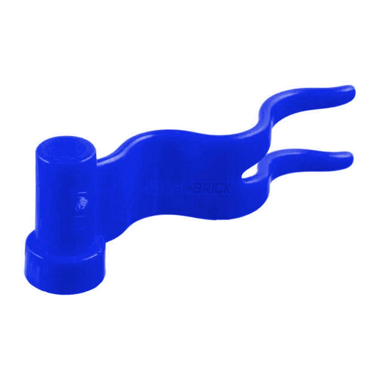 LEGO Flag 4 x 1 Wave Right, Streamer, Blue [4495b] 6268955 - Perfect for LEGO City, Pirate Ships & Creative Building Projects