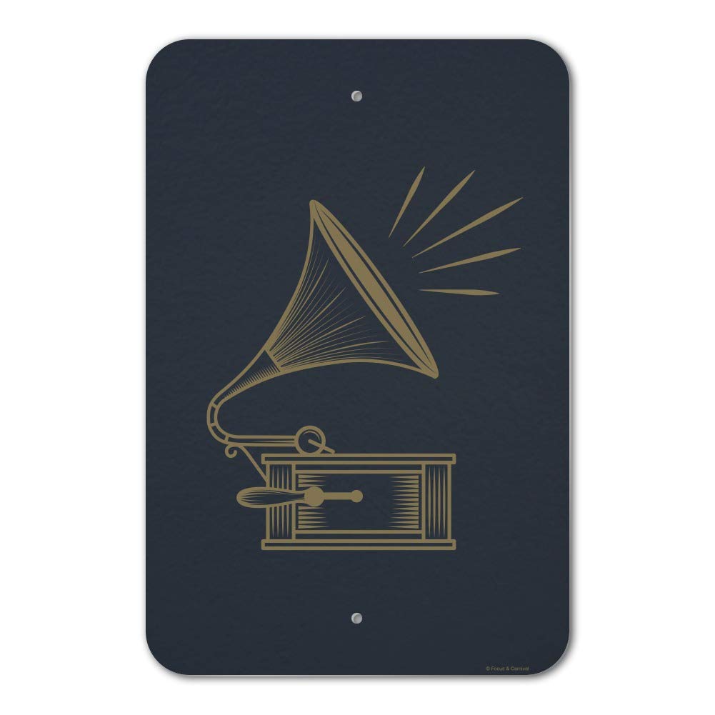 Vintage Downton Abbey Gramophone Wall Sign - Unique Home & Office Decor for Fans - Perfect for Living Room, Study, or Gift