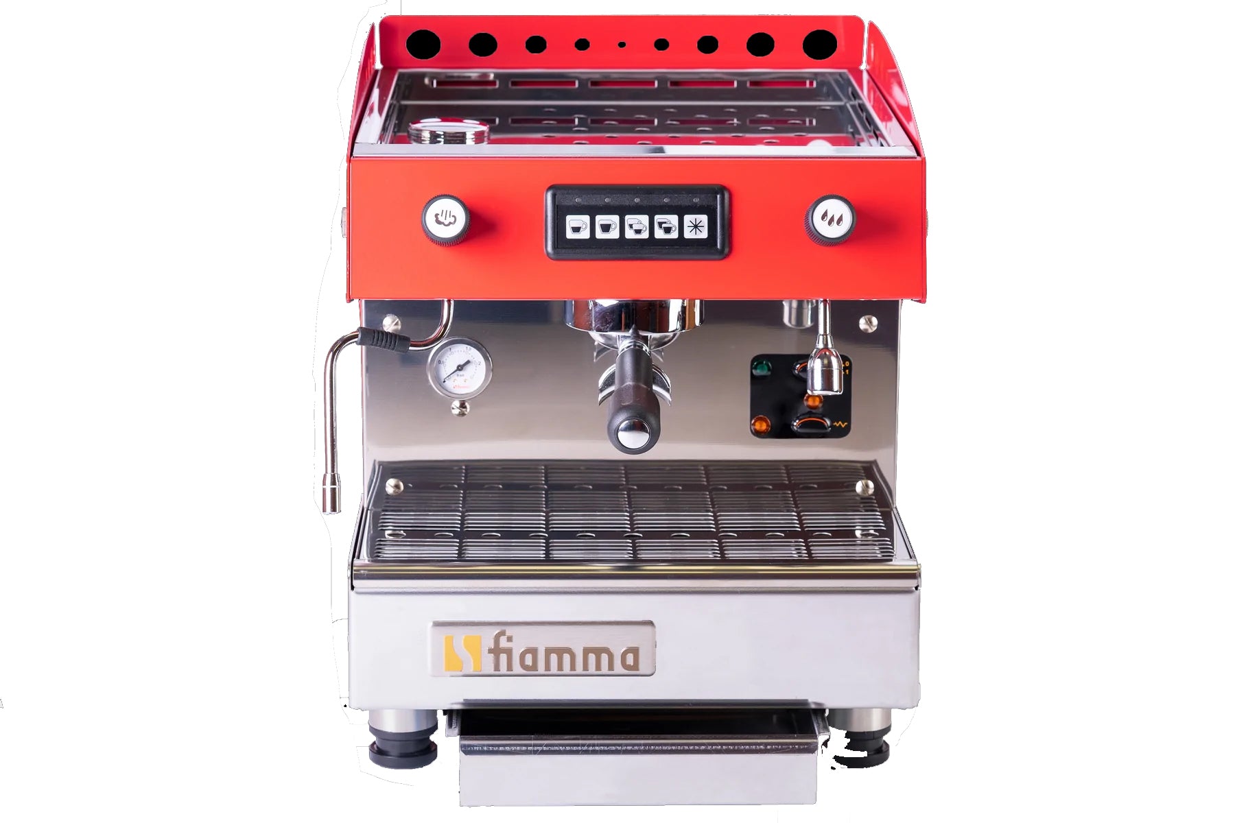 Fiamma Marina Commercial Espresso Machine - Professional Grade Coffee Maker for Cafes & Restaurants - Perfect for High-Volume Coffee Shops, Hotels, and Office Break Rooms