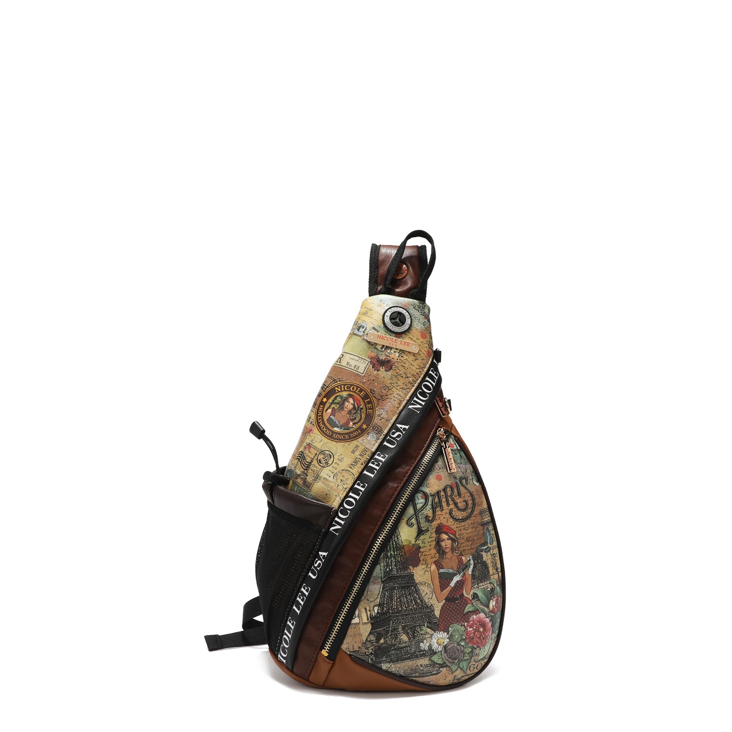 Jazmin Sling Backpack with Earphone Port - Stylish & Functional Crossbody Bag for Travel, Work, and Daily Commute