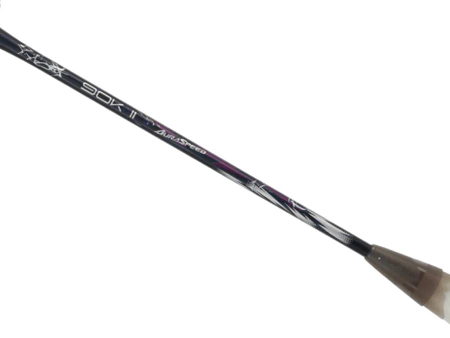 Victor Auraspeed 90KII Badminton Racket - Professional Demo Rental for Training & Competition | Lightweight Carbon Fiber Shuttlecock Racket for Smash & Defense | Perfect for Badminton Clubs, Tournaments & Practice Sessions
