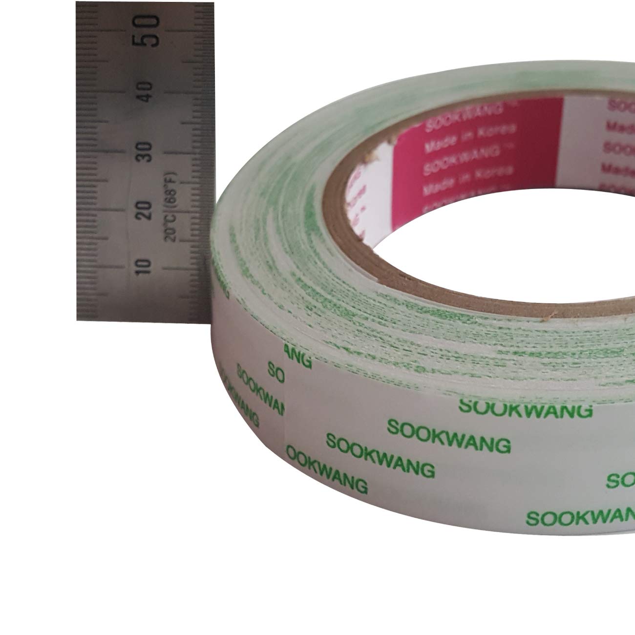 Double Sided Adhesive Tape for Crafts - 20mm x 25m (2 Pack) - Strong Bonding for Scrapbooking, DIY Projects & Home Decor