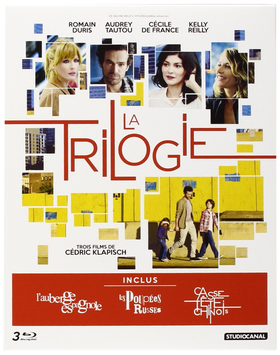 The Trilogy: Spanish Apartment / Russian Dolls / Chinese Puzzle (L'auberge espagnole / Les poupées russes / Casse-tête chinois) - Region B Blu-ray Import from France - Perfect for Movie Collectors & French Film Enthusiasts