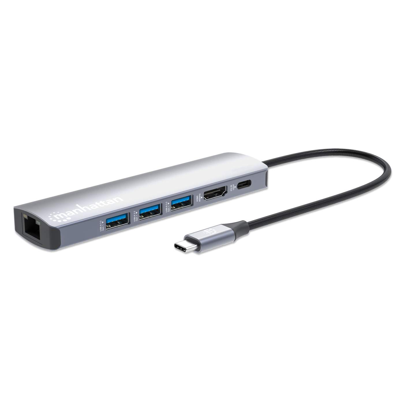 6-in-1 USB C Docking Station with Power Delivery & 4K HDMI - Multi-Port Hub for MacBook Pro, Dell XPS, Surface Pro - Perfect for Home Office, Gaming & Video Conferencing