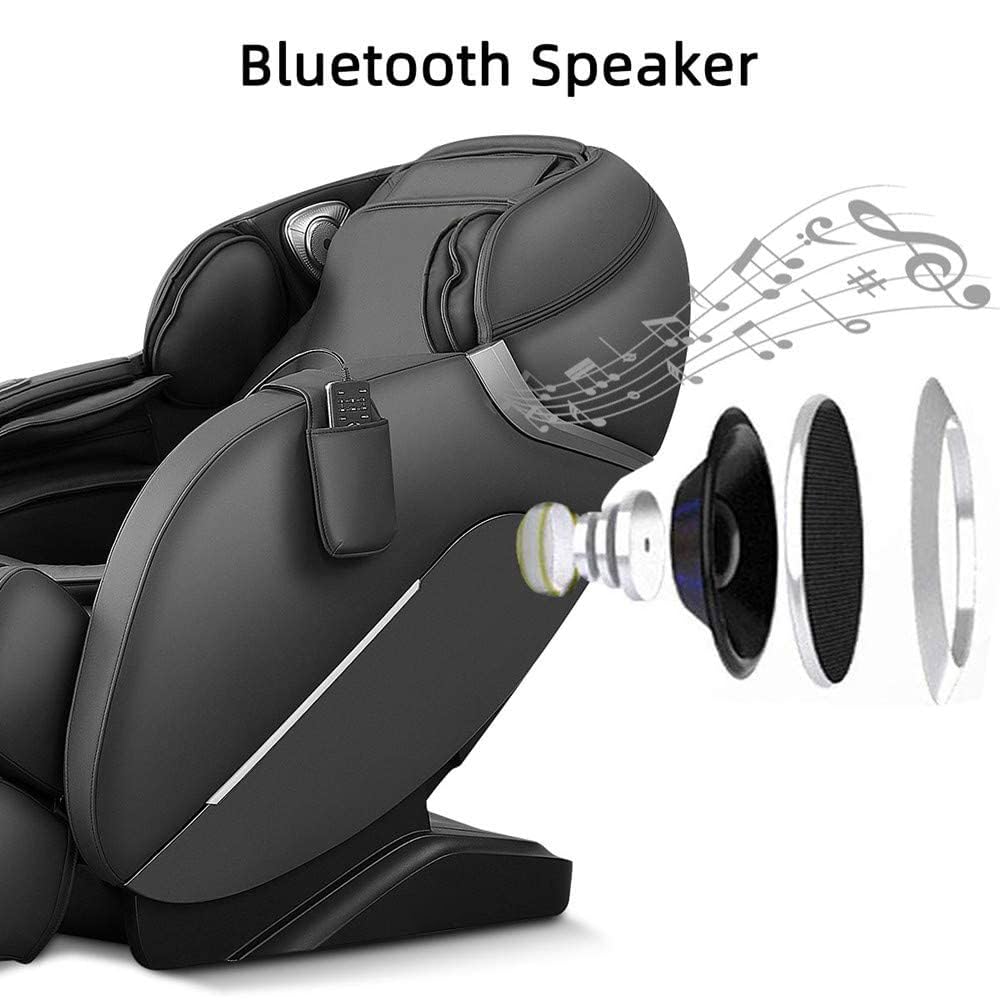iRest 2025 SL Track Full Body Zero Gravity Massage Chair with Bluetooth Speaker, Air Compression, Heating & Foot Roller - Perfect for Home Office Relaxation & Pain Relief Therapy