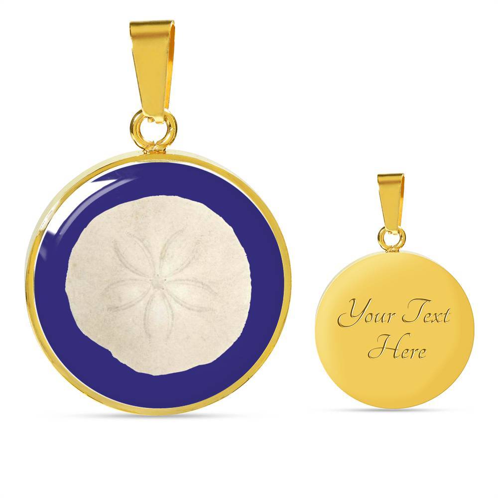 Ocean Sand Dollar Necklace - Handmade Beach Jewelry for Women, Boho Coastal Necklace, Perfect for Summer Vacation & Beach Wedding Accessories