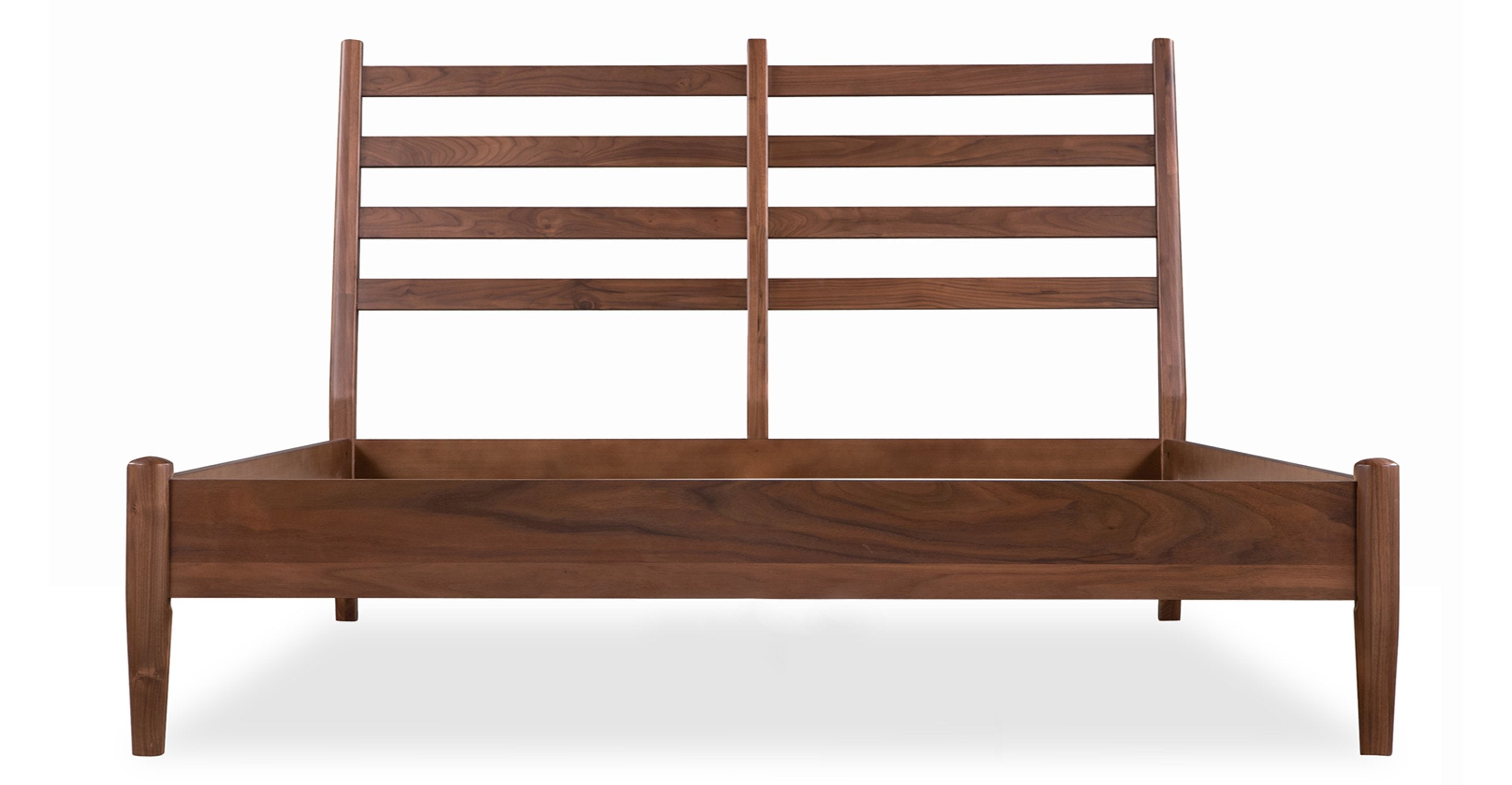 Truro Queen Size Bed Frame - Sturdy Metal Platform Bed with Wooden Slats, Noise-Free Support for Master Bedroom, Guest Room, or Dorm Use