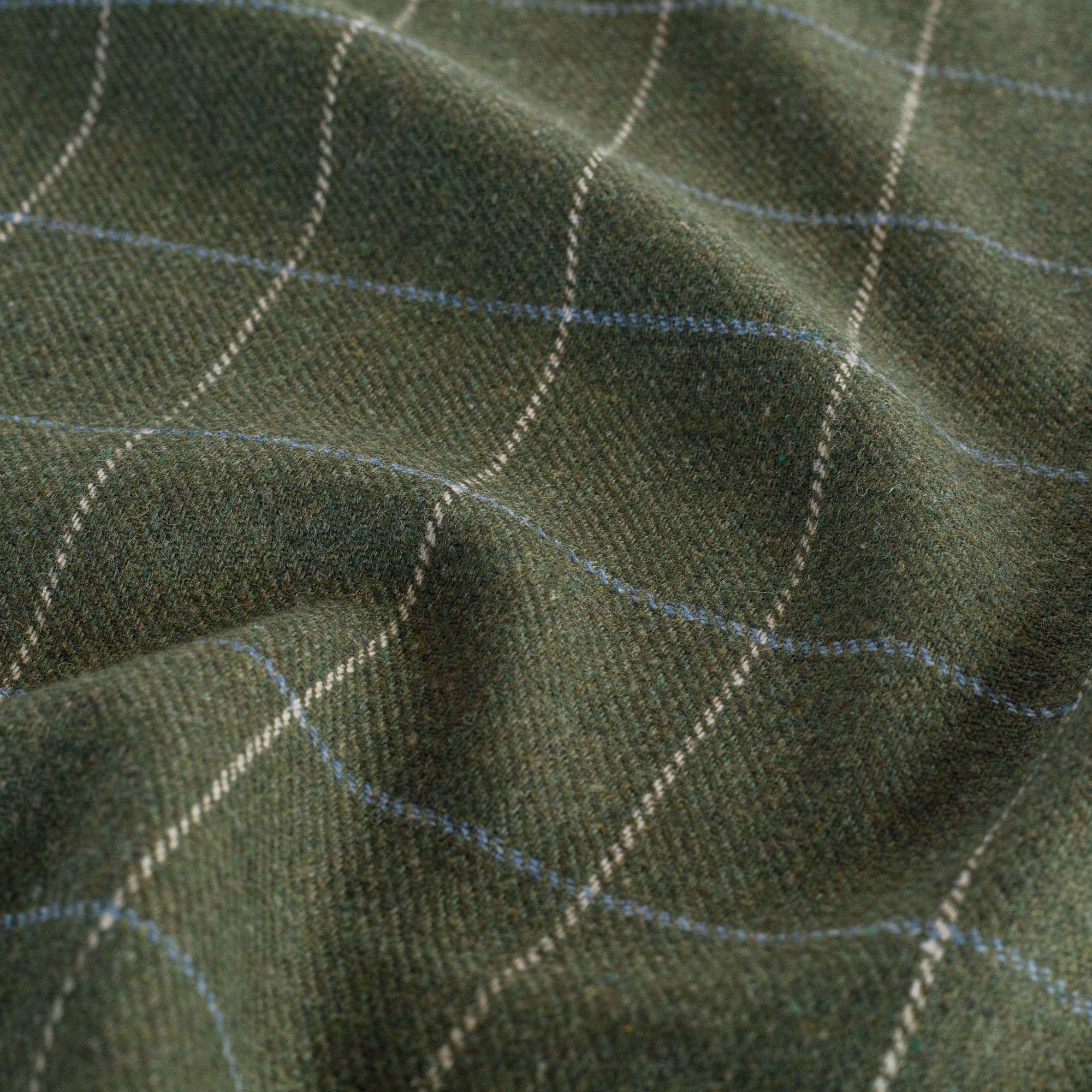 Addison Plaid Fabric - Soft and Durable Moss Green Checkered Textile for DIY Crafts, Home Decor, and Upholstery Projects