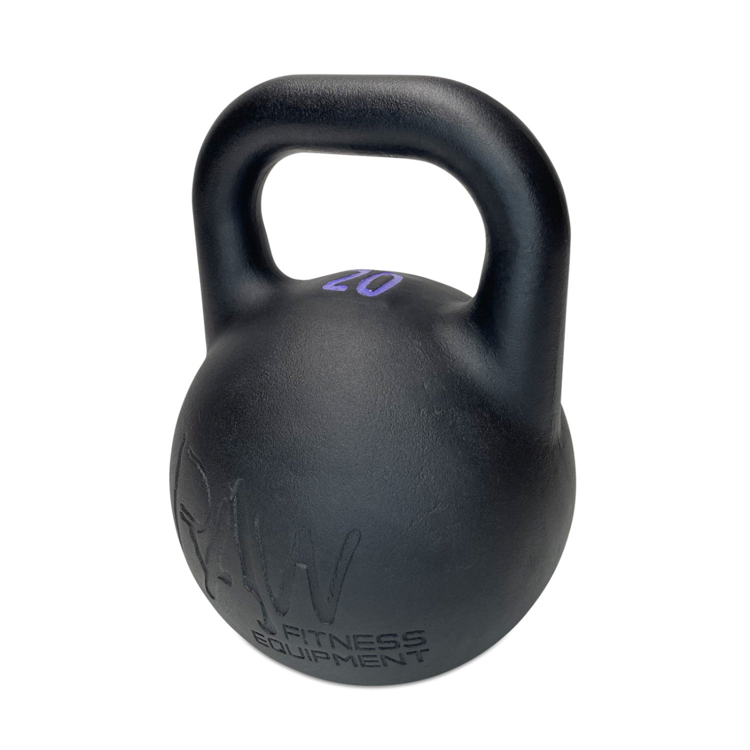 Premium 20KG Competition Kettlebell - Professional Grade Black Cast Iron Weight for CrossFit, Strength Training & Home Gym Workouts