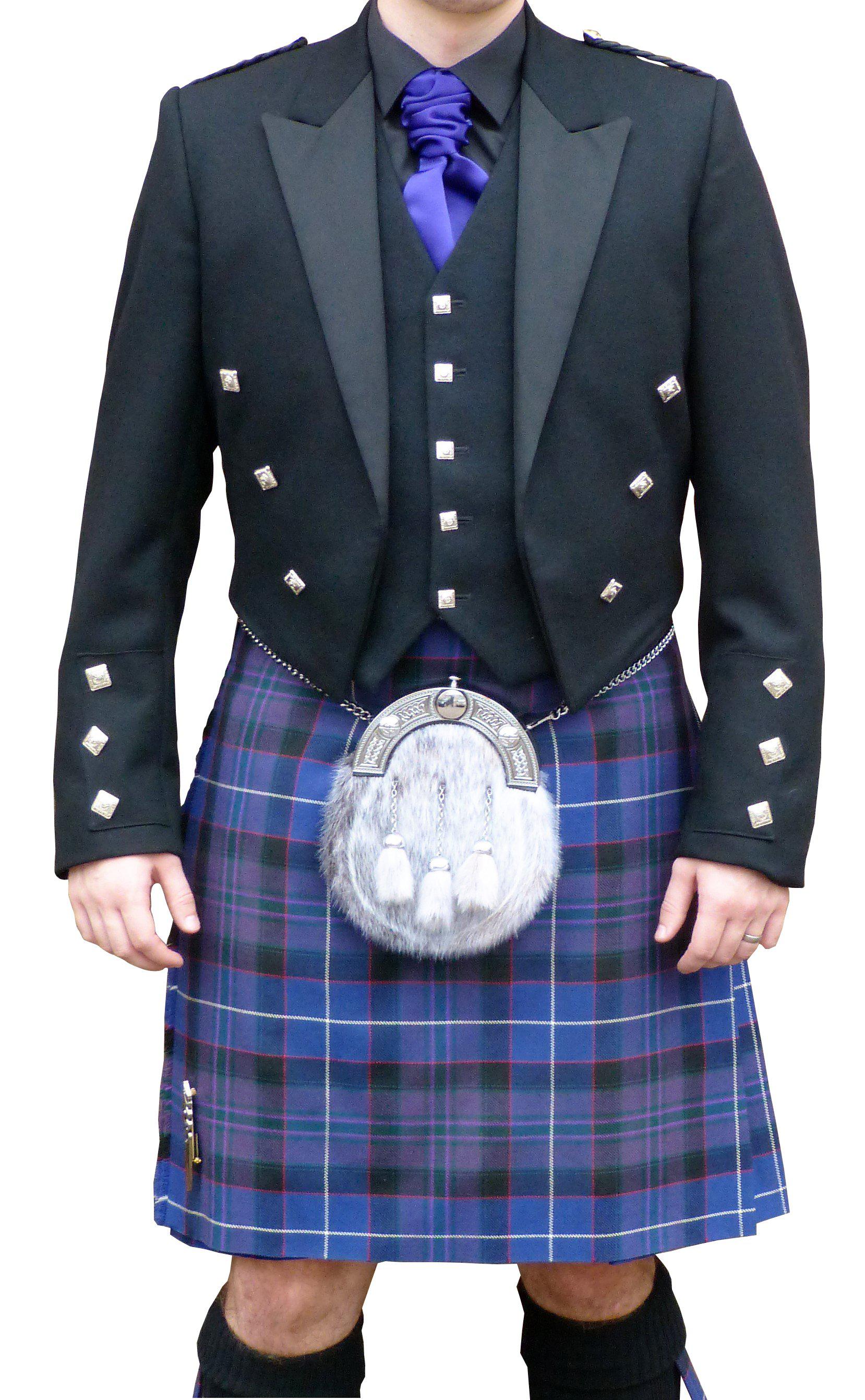 Prince Charlie Kilt Outfit Set - Traditional Scottish Highland Dress for Men - Perfect for Weddings, Ceilidhs & Formal Events