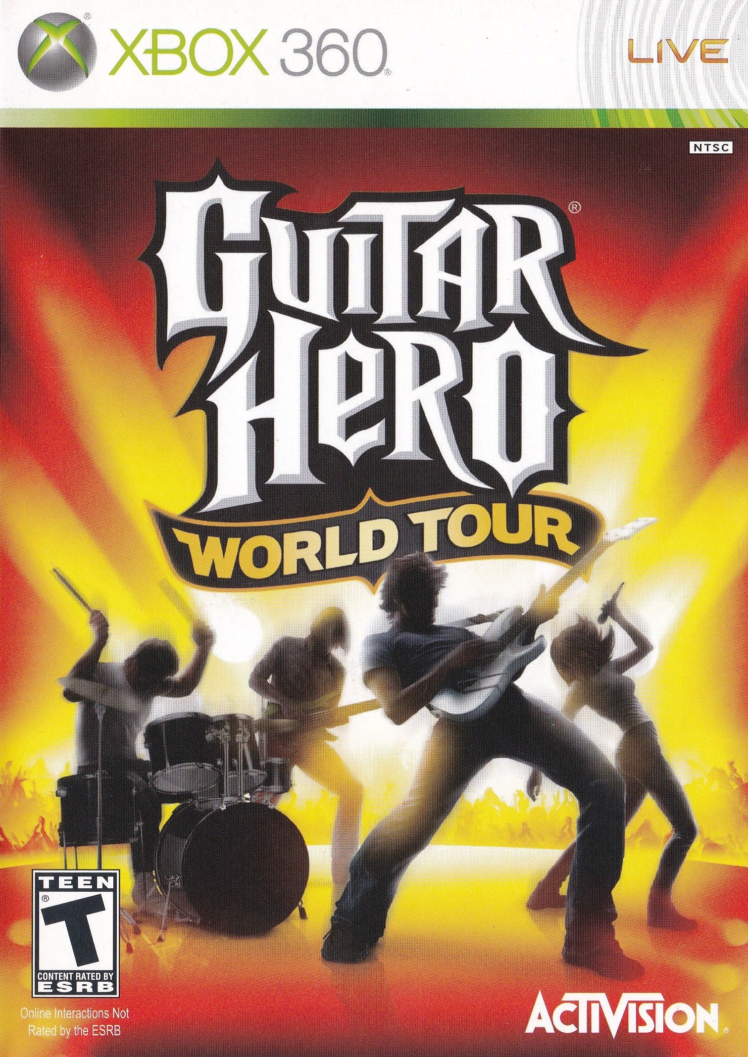 Guitar Hero: World Tour - Complete Band Bundle with Guitar, Drums & Microphone - Rock Out Like a Pro at Home Parties & Game Nights