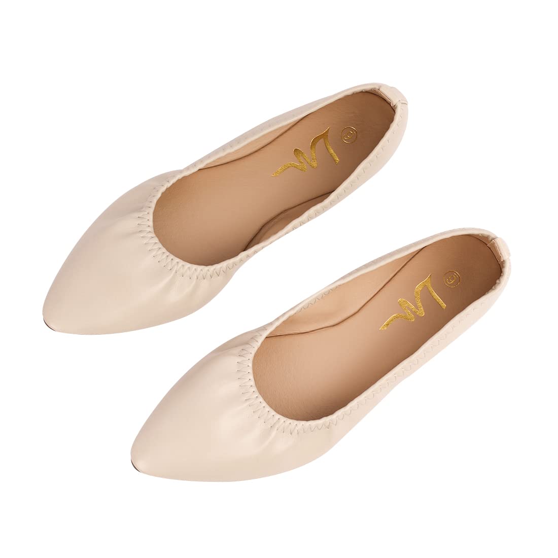 Women's Ballet Flat Slip On Shoes - Classic Casual Foldable Flats for Travel & Walking | Comfortable Dress Shoes for Work, Office & Daily Wear