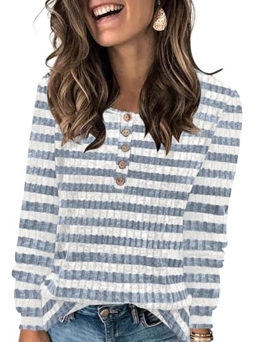 Striped Blue