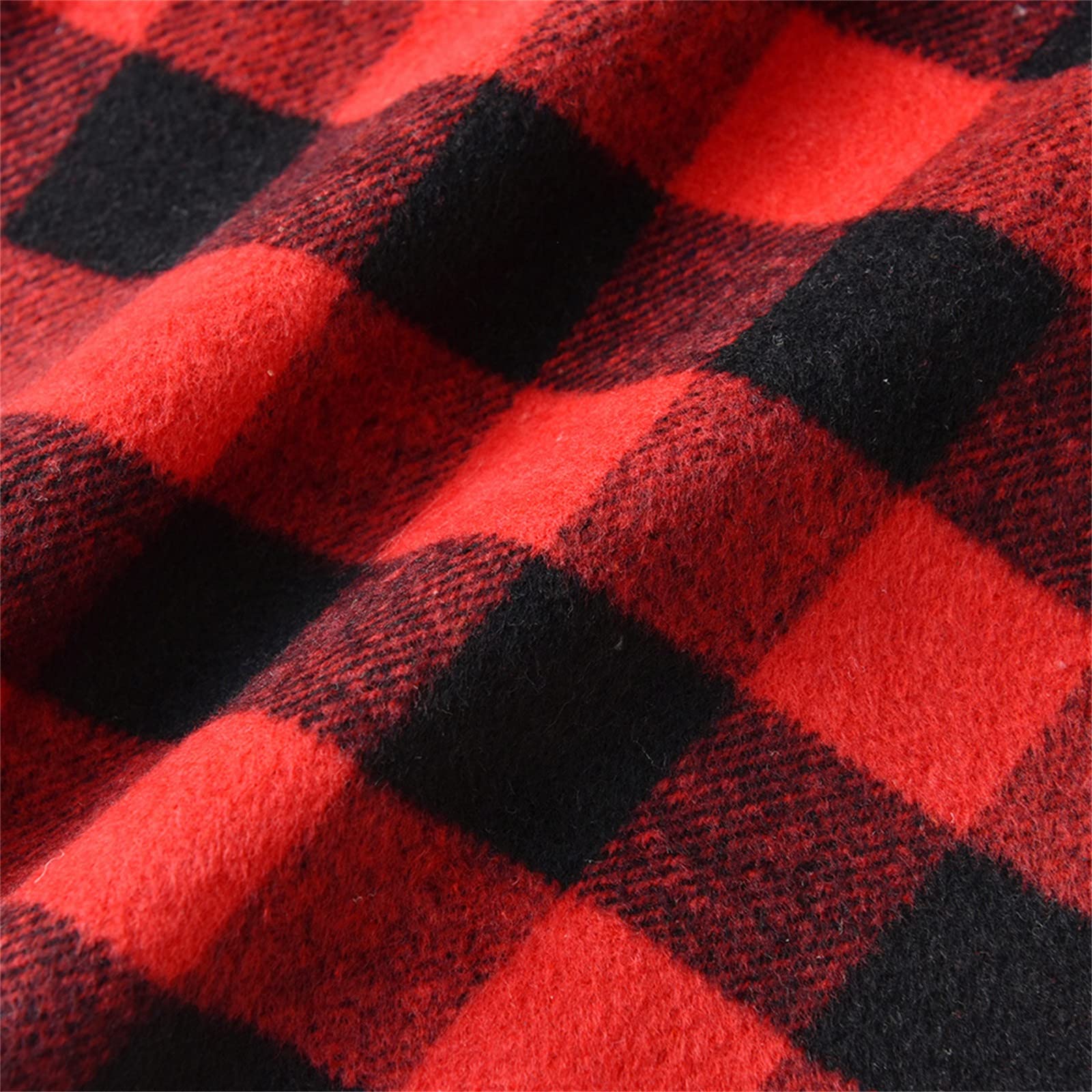 **Boys' Plaid Flannel Shirt Jacket with Button Front & Pocket - Long Sleeve Spring Outerwear for Toddler Baby - Perfect for Playdates, Outdoor Adventures & Casual Wear**