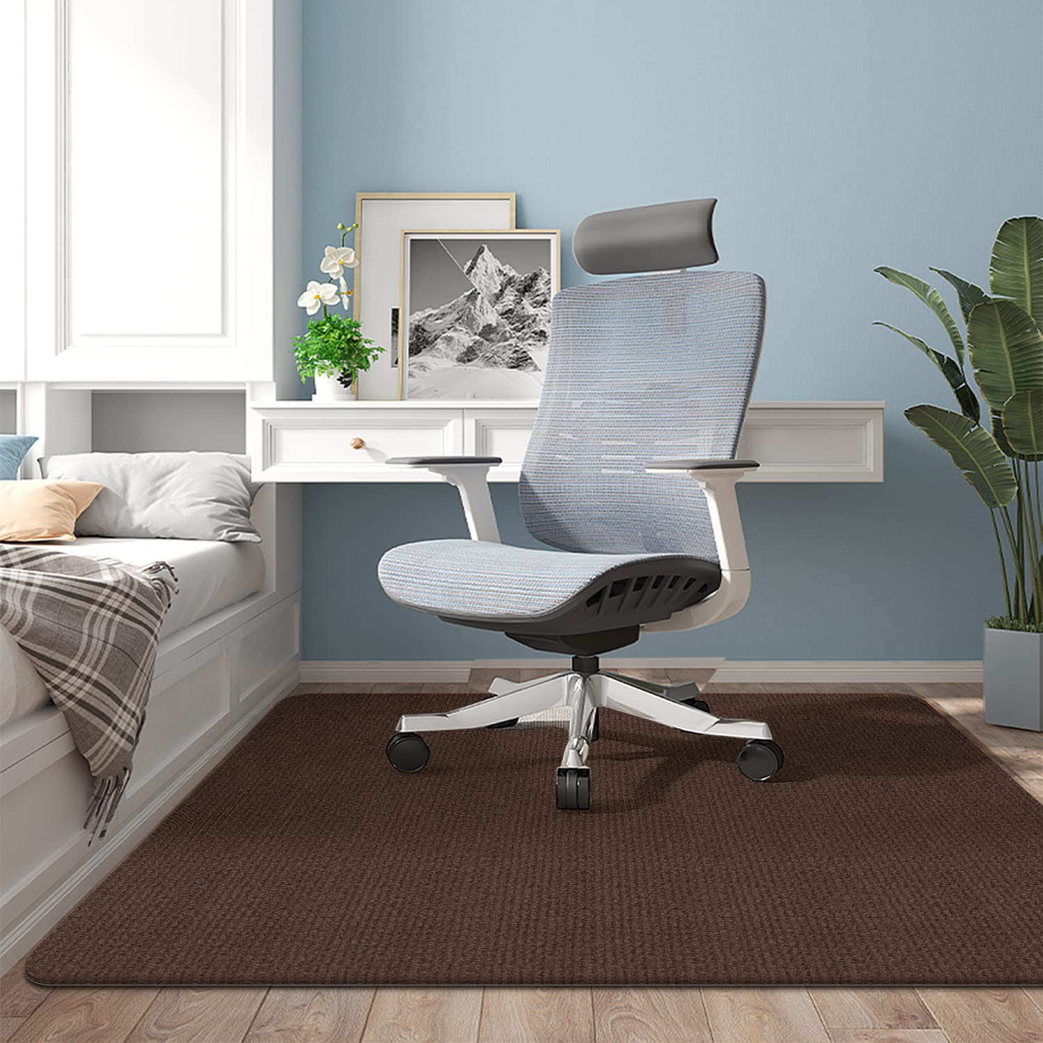 Premium Hardwood Floor Chair Mat - Non-Slip Office Chair Mat for Hardwood & Tile Floors, Large 36