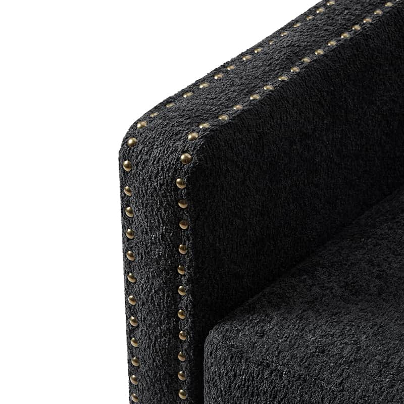 Solid Wood Frame Armchair - Modern & Durable Wooden Chair for Living Room, Dining Room, Office - Comfortable & Stylish Home Furniture