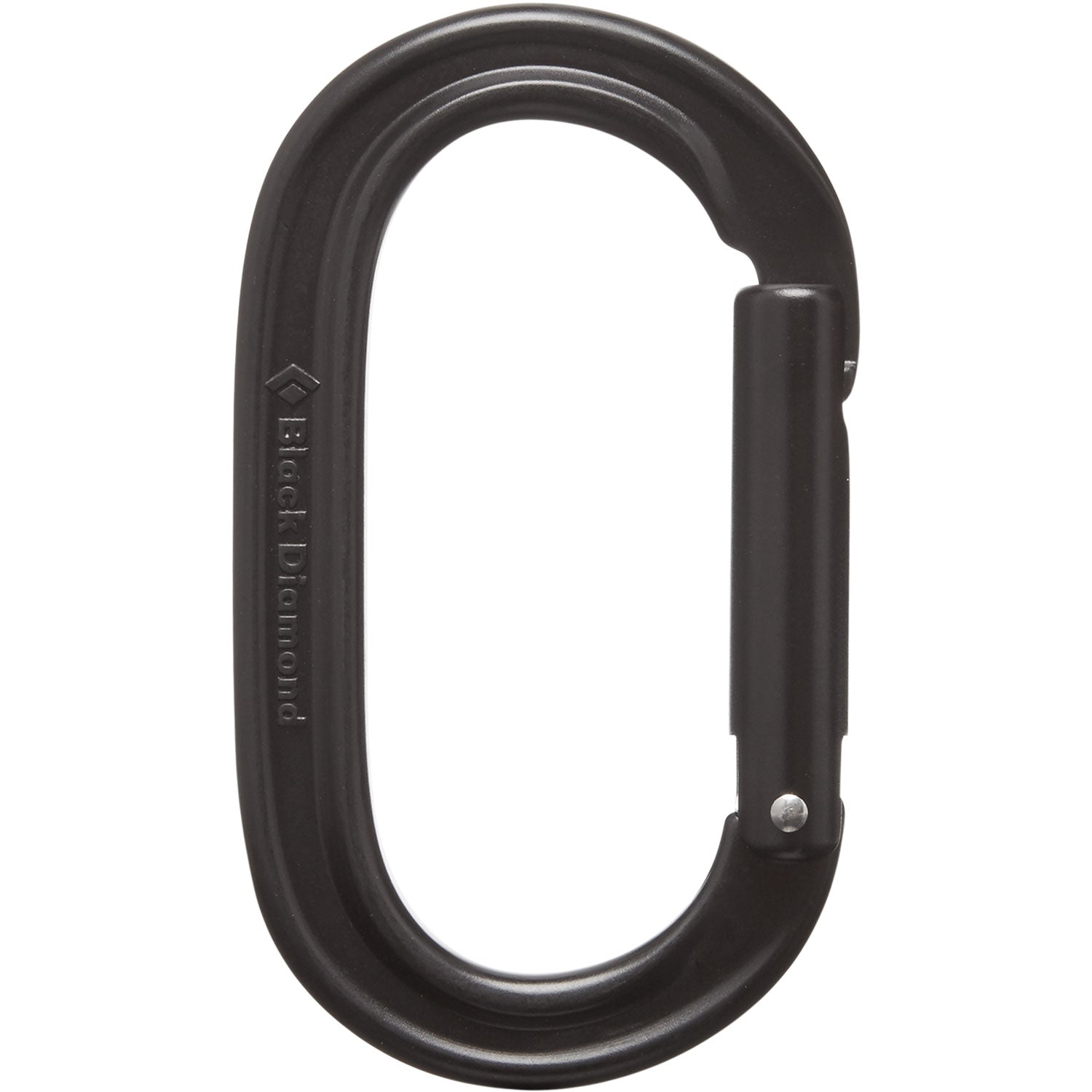 Black Diamond Oval Keylock Carabiner - Lightweight Locking Carabiner for Climbing, Hiking & Outdoor Adventures (Closeout Sale)