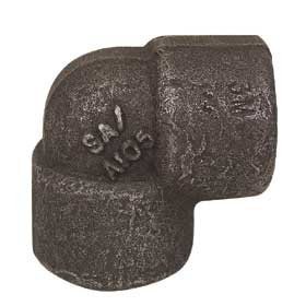 Black Pipe 90 Degree Elbow - Heavy Duty Steel Pipe Fitting for Plumbing, HVAC, and Industrial Applications - Perfect for Water, Gas, and Air Flow Systems