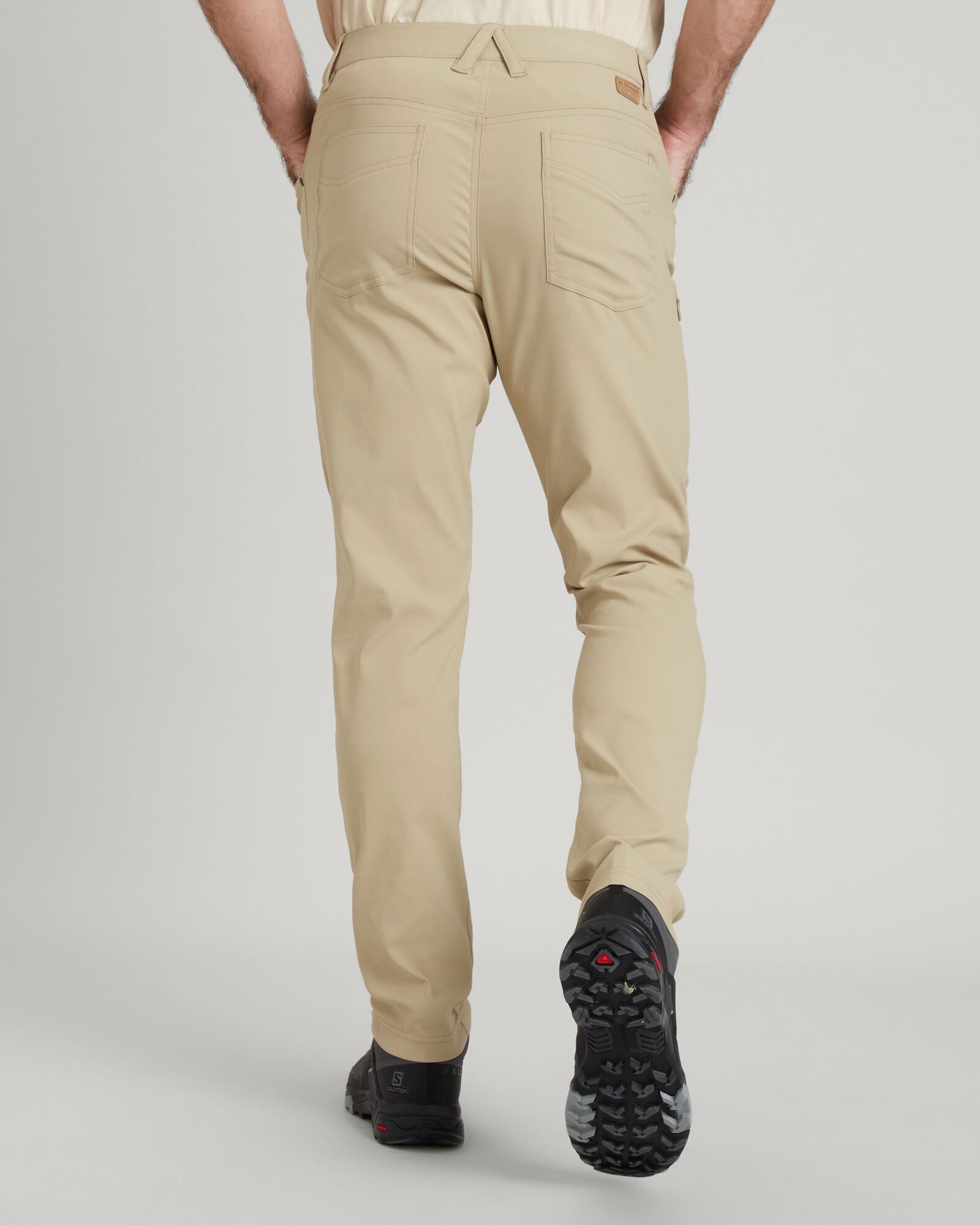 Men's Flight Pants - Regular Fit Olive Grey Cargo Pants for Outdoor Hiking, Travel & Casual Wear