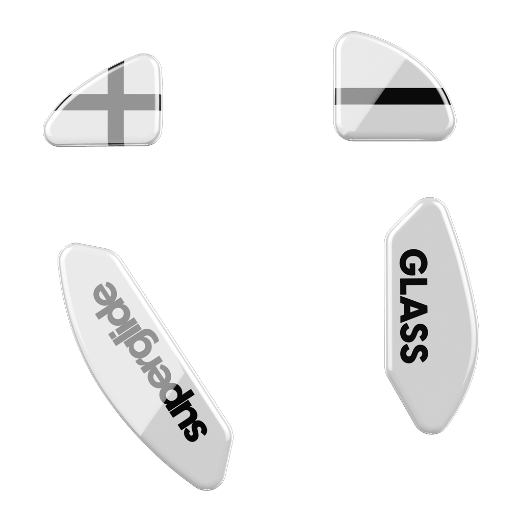 Xtrfy M4 Wireless Gaming Mouse Feet - Superglide 1 PTFE Skates for Smooth Gliding - Perfect for FPS, MOBA, and Esports Gaming