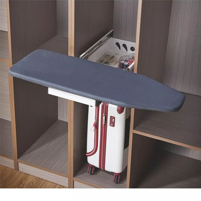 Foldable Rotating Ironing Board - Space Saving Pull-Out Cabinet Ironing Station for Home & Apartment | Perfect for Small Spaces, Laundry Rooms & Closets