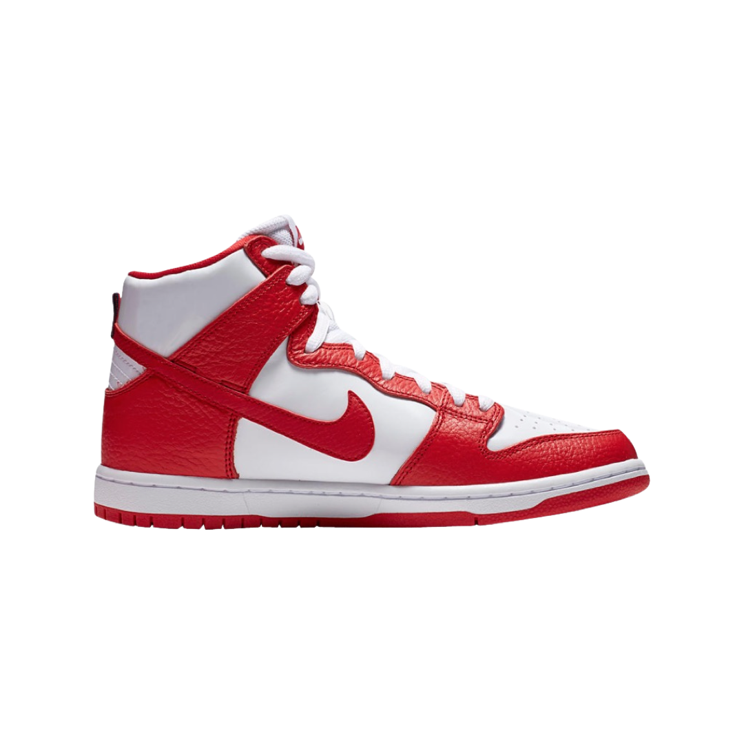Nike SB Dunk High Future Court Red White Sneakers - Men's Basketball Shoes for Casual Wear & Street Style - Perfect for Skateboarding, Running, and Everyday Fashion